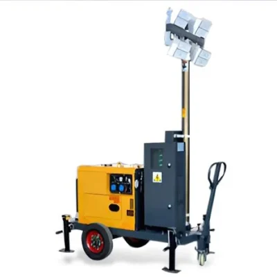 Tháp đèn chiếu sáng di động và máy phát điện Denair
